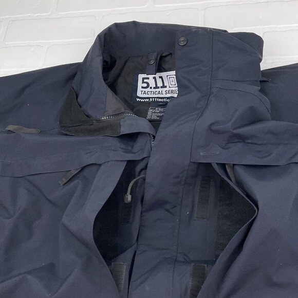 5.11+ Tactical Coat Mens XLarge Blue Full Zip Nylon 48001 Heavy Utility Jacket - Picture 12 of 16